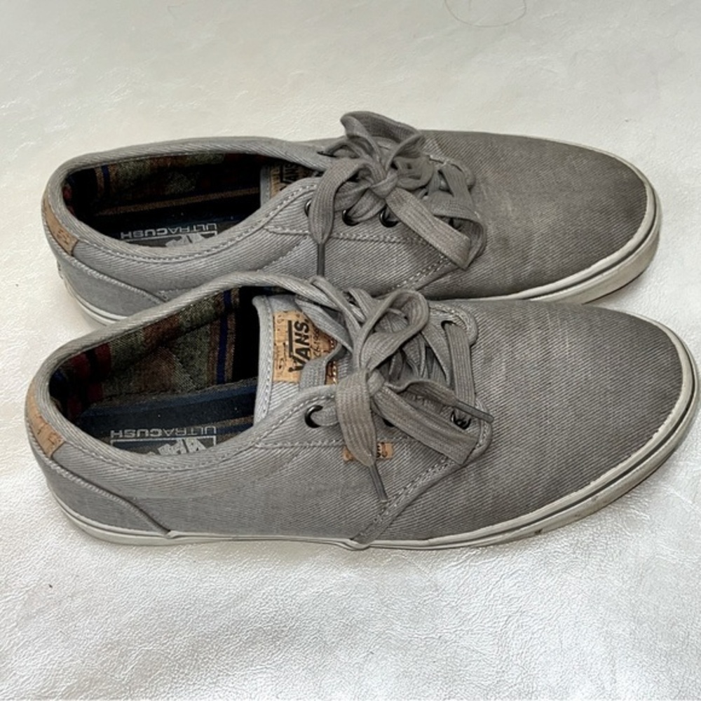 Men’s Vans. Grey. Ulta Cush edition. Size 12
